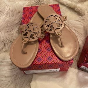 Tory Burch Miller sandals Light makeup size 10